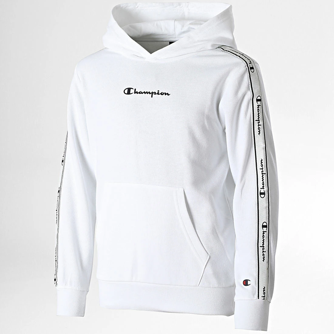Sweat Capuche Enfant A Bandes 305916 Blanc de Champion 3 Sweat Capuche Enfant A Bandes 305916 Blanc de Champion