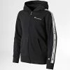 Sweat Zippé Capuche Enfant A Bandes 305917 Noir de Champion -Champion Soldes champion 297620 305917 KK001 20220114T162341 01