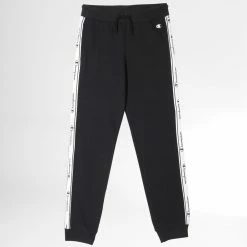 Pantalon Jogging Enfant A Bandes 305919 Noir de Champion