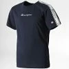 Tee Shirt Enfant A Bandes 305921 Bleu Marine de Champion