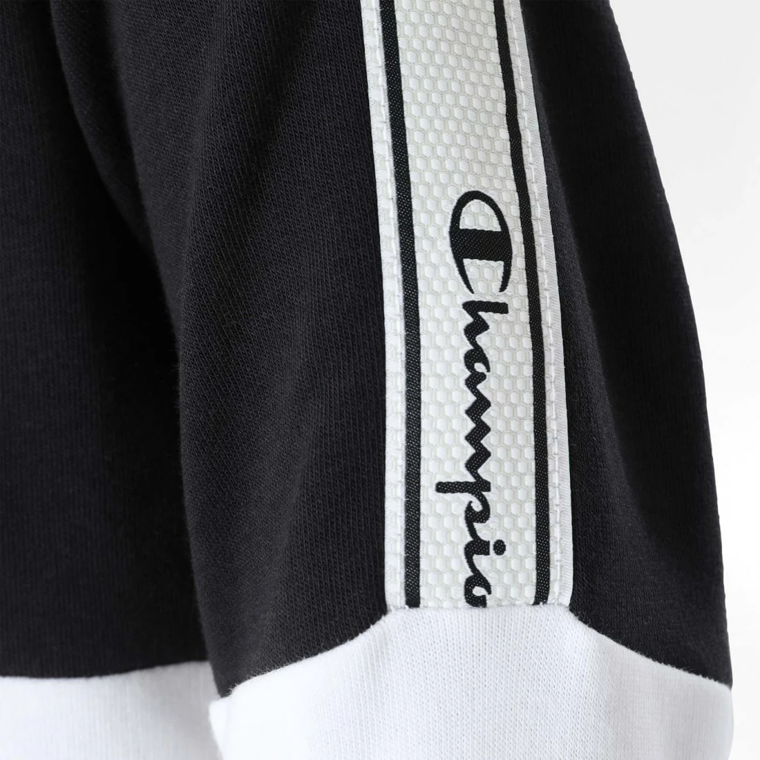 Sweat Crewneck Enfant A Bandes 305924 Noir Jaune de Champion 4 Sweat Crewneck Enfant A Bandes 305924 Noir Jaune de Champion – Image 2