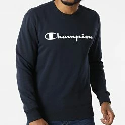 Sweat Crewneck 217143 Bleu Marine de Champion -Champion Soldes champion 298818 217143 BS501 20220124T155116 03