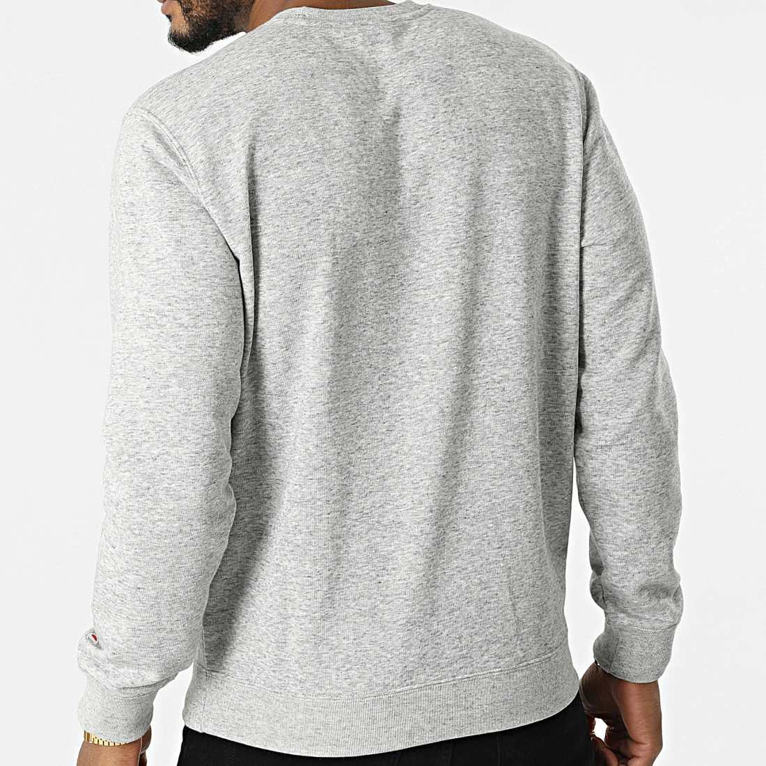 Sweat Crewneck 217143 Gris Chiné de Champion 6 Sweat Crewneck 217143 Gris Chiné de Champion – Image 4