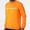 Sweat Crewneck 217143 Orange de Champion 2 Sweat Crewneck 217143 Orange de Champion -Champion Soldes champion 298823 217143 OS017 20220124T144508 01
