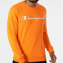 Sweat Crewneck 217143 Orange de Champion -Champion Soldes champion 298823 217143 OS017 20220124T144511 03