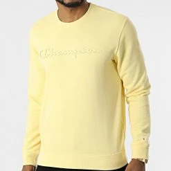 Sweat Crewneck 217143 Jaune de Champion
