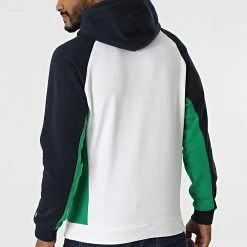 Sweat Capuche 217150 Blanc Bleu Marine de Champion -Champion Soldes champion 298893 217150 WW001 20220124T155449 04
