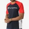 Tee Shirt Raglan 217152 Bleu Marine Rouge de Champion -Champion Soldes champion 298897 217152 BS501 20220124T155338 01