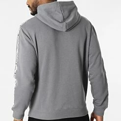 Sweat Capuche A Bandes 217184 Gris de Champion -Champion Soldes champion 298907 217184 ES007 20220124T150657 04