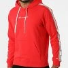 Sweat Capuche A Bandes 217184 Rouge de Champion