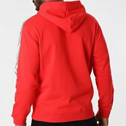 Sweat Capuche A Bandes 217184 Rouge de Champion 9 Sweat Capuche A Bandes 217184 Rouge de Champion -Champion Soldes champion 298910 217184 RS046 20220124T144443 04