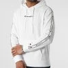 Sweat Capuche A Bandes 217184 Blanc de Champion 2 Sweat Capuche A Bandes 217184 Blanc de Champion -Champion Soldes champion 298912 217184 WW001 20220118T152736 01
