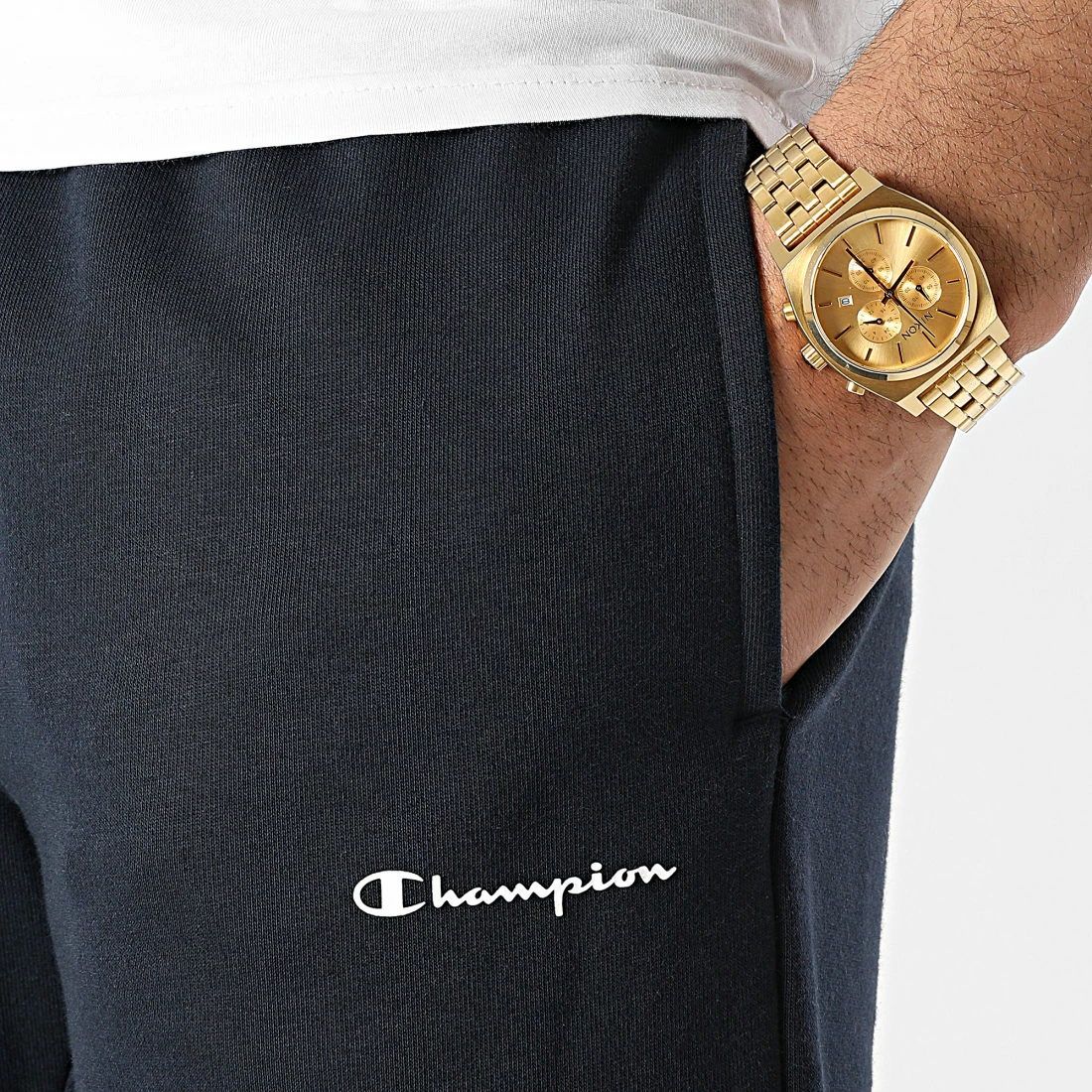Pantalon Jogging 217419 Bleu Marine de Champion 4 Pantalon Jogging 217419 Bleu Marine de Champion – Image 2