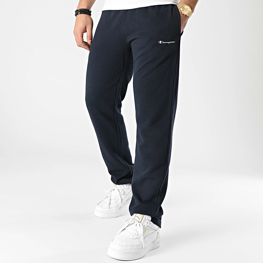 Pantalon Jogging 217419 Bleu Marine de Champion 5 Pantalon Jogging 217419 Bleu Marine de Champion – Image 3