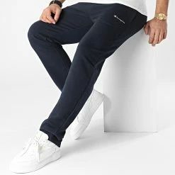 Pantalon Jogging 217419 Bleu Marine de Champion 10 Pantalon Jogging 217419 Bleu Marine de Champion -Champion Soldes champion 298943 217419 BS501 20220121T074248 04