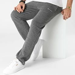 Pantalon Jogging 217419 Gris Anthracite Chiné de Champion -Champion Soldes champion 298946 217419 EM516 20220124T153253 03