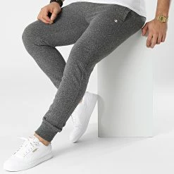 Pantalon Jogging 217426 Gris Anthracite Chiné de Champion -Champion Soldes champion 298952 217426 EM516 20220124T162000 03