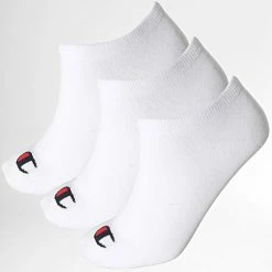 Lot De 3 Paires De Chaussettes Calzini Blanc de Champion