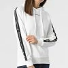 Sweat Capuche A Bandes Femme 115048 Blanc de Champion -Champion Soldes champion 299049 115048 WW001 20220131T161615 01