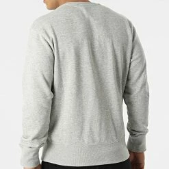 Sweat Crewneck 217061 Gris Chiné de Champion -Champion Soldes champion 299061 217061 EM031 20220125T161140 04