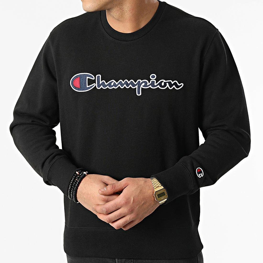 Sweat Crewneck 217061 Noir de Champion 5 Sweat Crewneck 217061 Noir de Champion – Image 3
