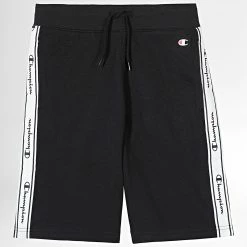 Short Jogging Enfant A Bandes 305920 Noir de Champion