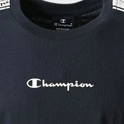 Tee Shirt Enfant 305925 Blau Marine Rouge de Champion 5 Tee Shirt Enfant 305925 Blau Marine Rouge de Champion -Champion Soldes champion 299089 305925 BS501 20220209T155822 02