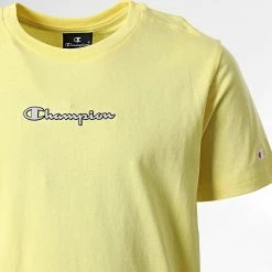 Tee Shirt Enfant 305938 Jaune de Champion 5 Tee Shirt Enfant 305938 Jaune de Champion -Champion Soldes champion 299102 305938 YS008 20220209T160935 02