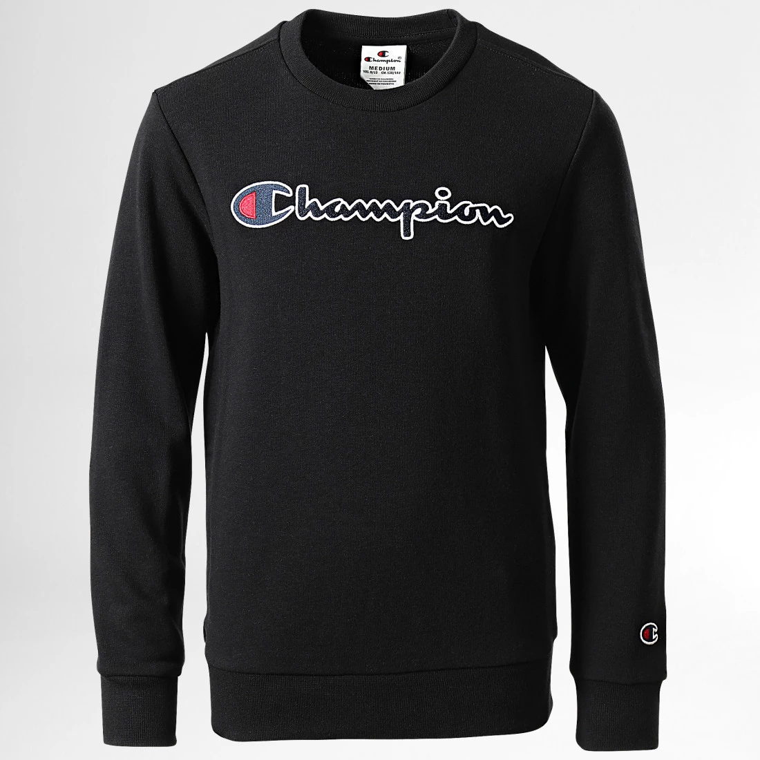 Sweat Crewneck Enfant 305951 Noir de Champion 3 Sweat Crewneck Enfant 305951 Noir de Champion