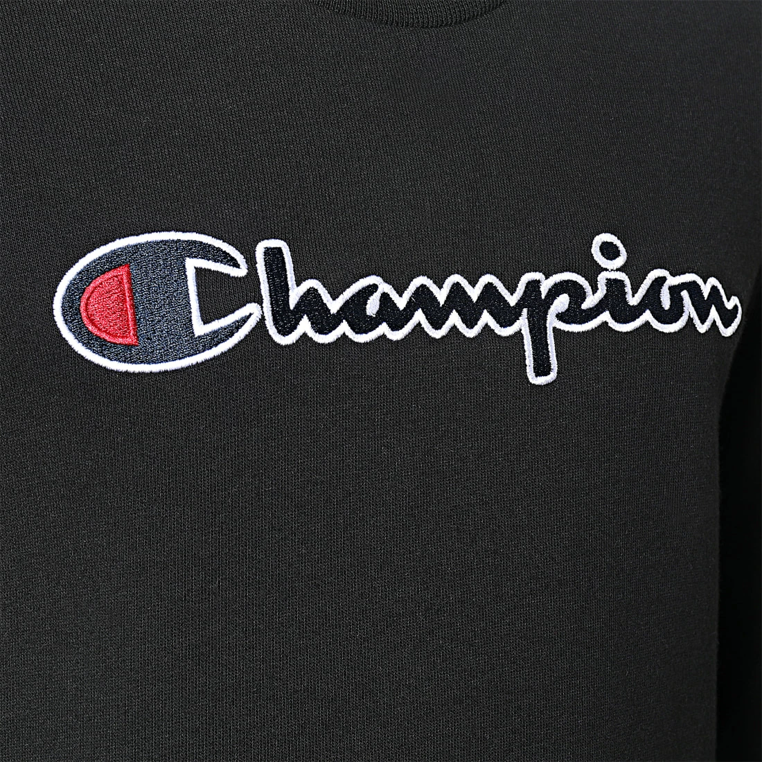 Sweat Crewneck Enfant 305951 Noir de Champion 4 Sweat Crewneck Enfant 305951 Noir de Champion – Image 2