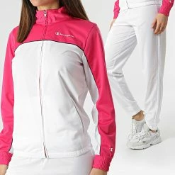 Ensemble De Survetement Femme 115149 Blanc Rose de Champion