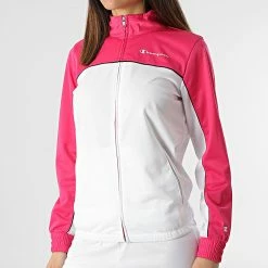 Ensemble De Survetement Femme 115149 Blanc Rose de Champion -Champion Soldes champion 299511 115149 WW001 20220201T161146 03
