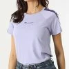 Tee Shirt Femme A Bandes 115057 Violet de Champion -Champion Soldes champion 300847 115057 VS007 20220204T161020 01
