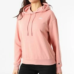 Sweat Capuche Femme 114920 Saumon de Champion