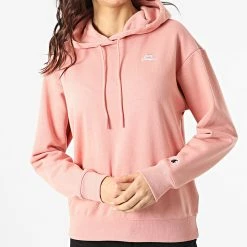 Sweat Capuche Femme 114920 Saumon de Champion -Champion Soldes champion 300865 114920 PS092 20220301T143209 03