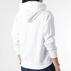 Sweat Capuche Femme 114920 Blanc de Champion -Champion Soldes champion 300871 114920 WW001 20220223T145838 04