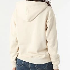 Sweat Capuche Femme 114920 Beige de Champion -Champion Soldes champion 300873 114920 YS015 20220204T161133 04