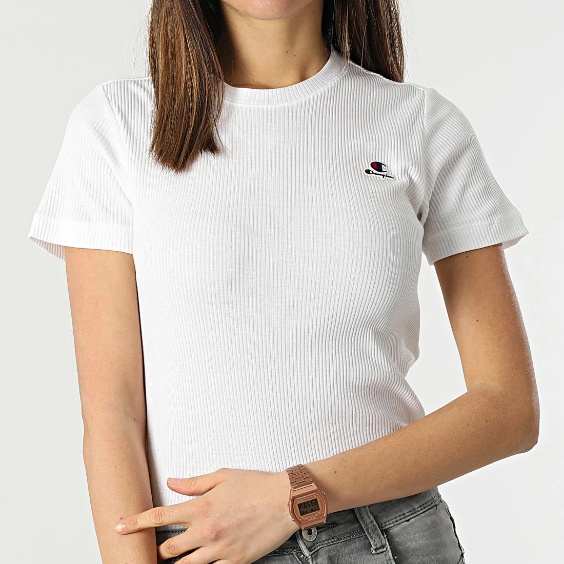 Tee Shirt Femme 114933 Blanc de Champion 3 Tee Shirt Femme 114933 Blanc de Champion