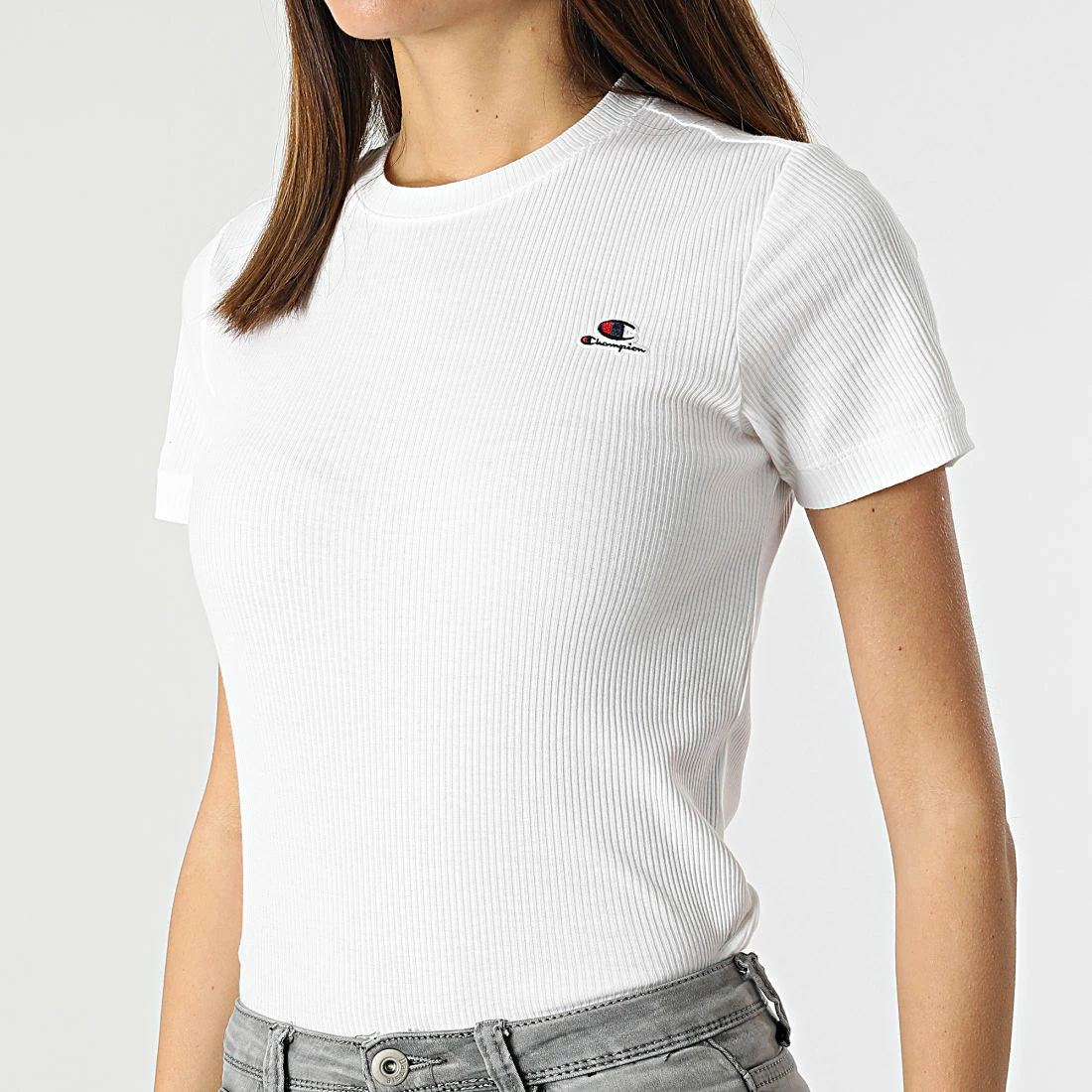 Tee Shirt Femme 114933 Blanc de Champion 5 Tee Shirt Femme 114933 Blanc de Champion – Image 3