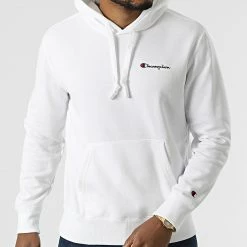Sweat Capuche 217064 Blanc de Champion -Champion Soldes champion 300897 217064 WW001 20220209T083651 03