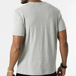 Tee Shirt 217814 Gris Chiné de Champion -Champion Soldes champion 300899 217814 EM031 20220209T085825 04