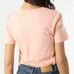 Tee Shirt Femme 114911 Saumon de Champion 9 Tee Shirt Femme 114911 Saumon de Champion -Champion Soldes champion 300988 114911 PS012 20220204T161231 04