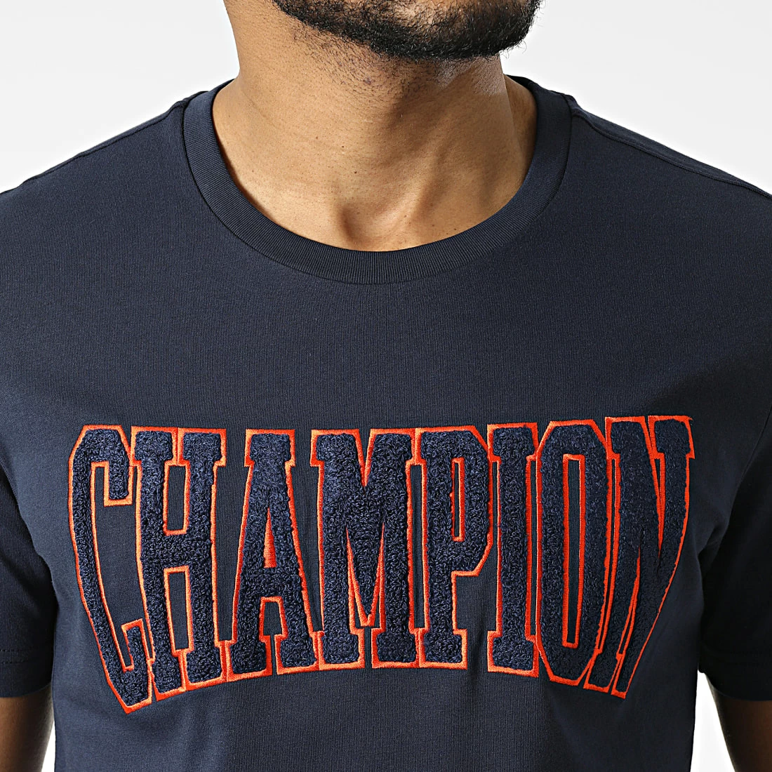 Tee Shirt 217172 Bleu Marine de Champion 4 Tee Shirt 217172 Bleu Marine de Champion – Image 2