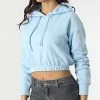 Sweat Capuche Femme Crop 114861 Bleu Clair de Champion 2 Sweat Capuche Femme Crop 114861 Bleu Clair de Champion -Champion Soldes champion 300996 114861 BS151 20220204T162740 01