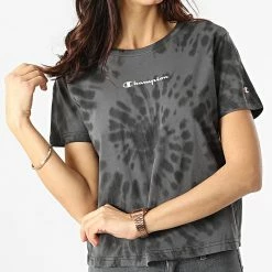 Tee Shirt Femme 114992 Noir de Champion -Champion Soldes champion 300999 114992 KL001 20220301T143804 03