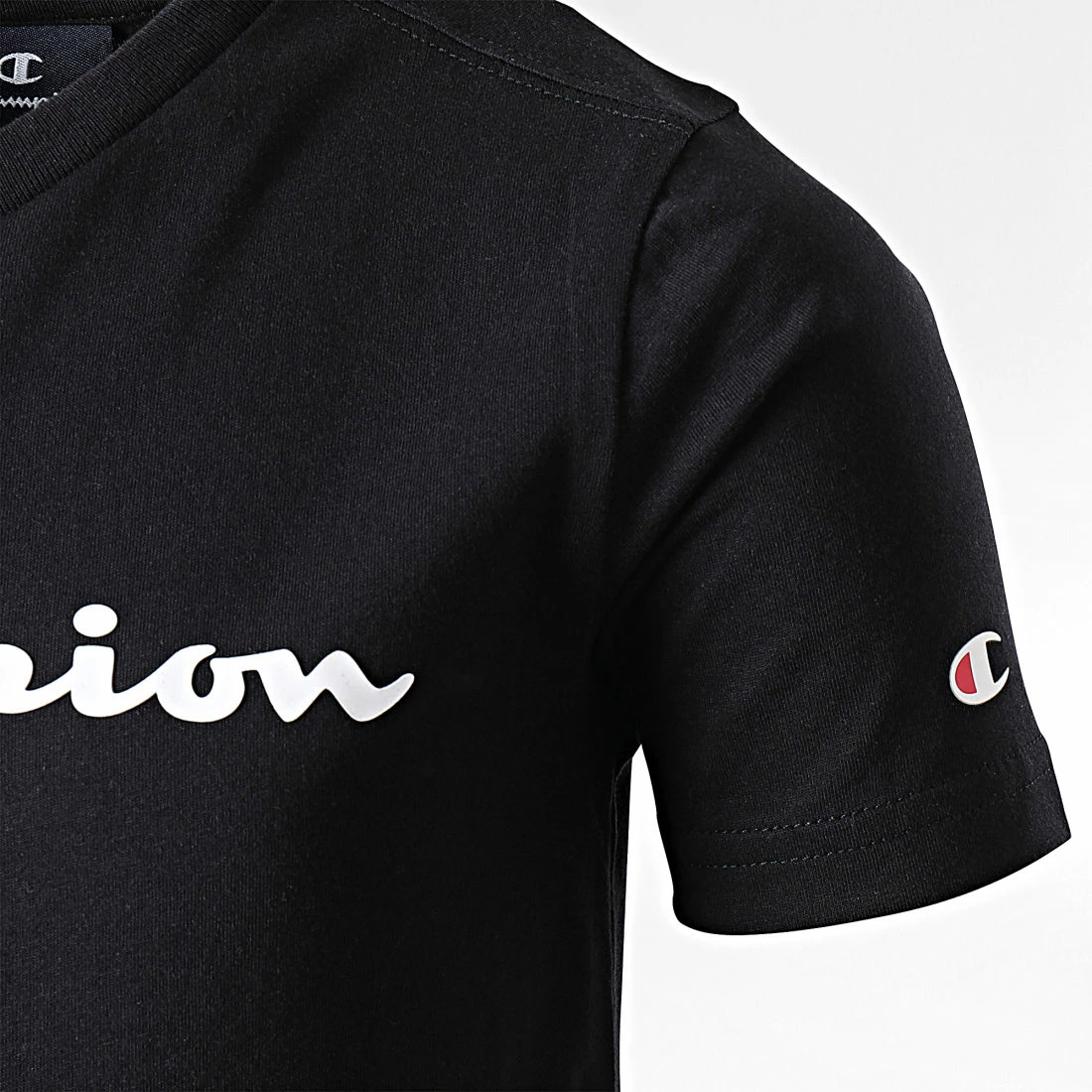Tee Shirt Enfant 305908 Noir de Champion 4 Tee Shirt Enfant 305908 Noir de Champion – Image 2