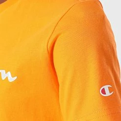 Tee Shirt Enfant 305908 Orange de Champion 5 Tee Shirt Enfant 305908 Orange de Champion -Champion Soldes champion 301376 305908 OS017 20220214T164110 02