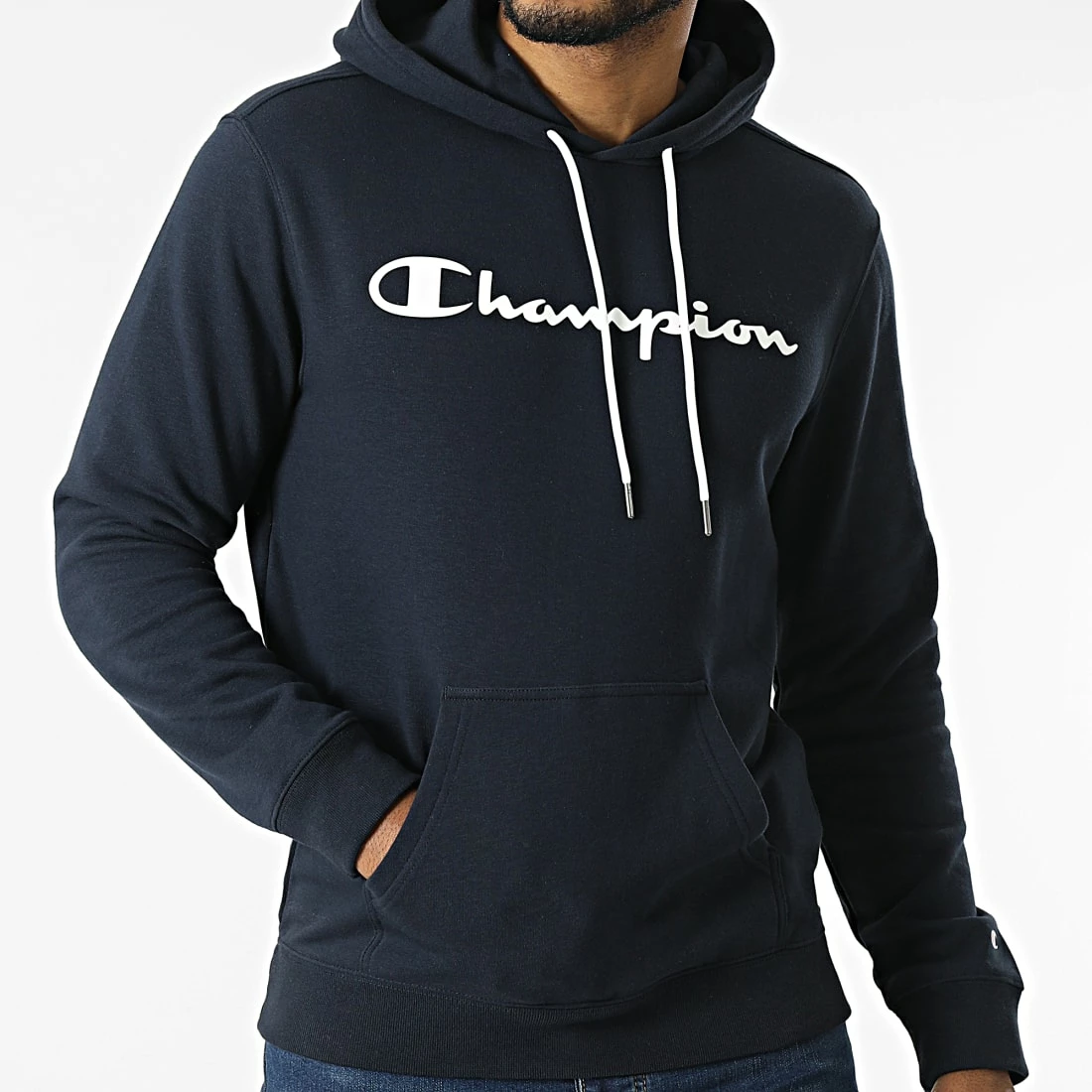 Sweat Capuche 217142 Bleu Marine de Champion 5 Sweat Capuche 217142 Bleu Marine de Champion – Image 3