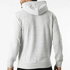 Sweat Capuche 217142 Gris Chiné de Champion -Champion Soldes champion 302030 217142 EM021 20220210T134441 04