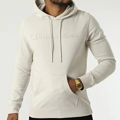 Sweat Capuche 217142 Beige de Champion -Champion Soldes champion 302036 217142 MS014 20220209T091019 03
